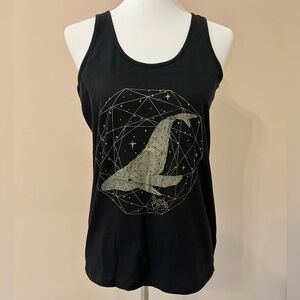 Brain Candy Inc Whale Graphic Tank Celestial Geometric Art Indie (06)